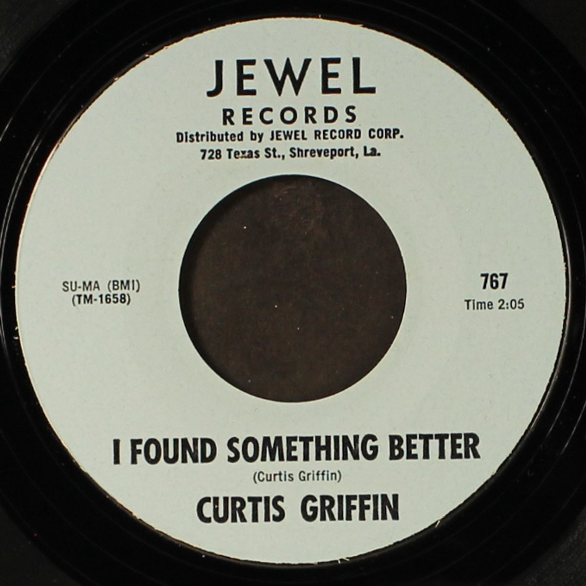i found something better / baby have your way by CURTIS GRIFFIN