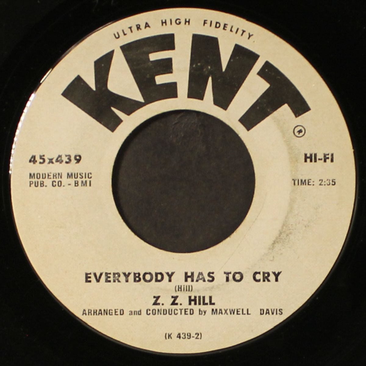 happiness is all i need / everybody has to cry by Z.Z. HILL