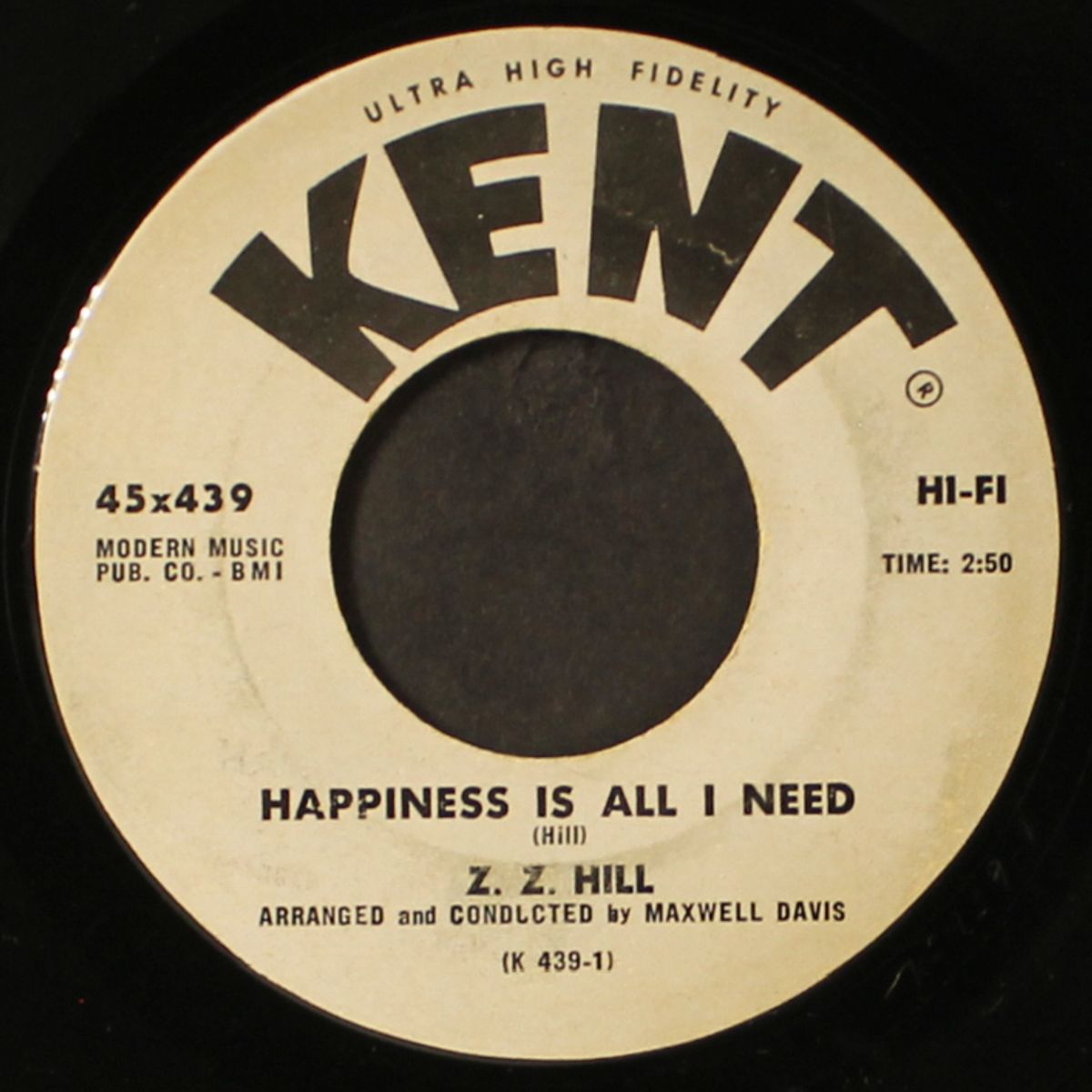 happiness is all i need / everybody has to cry by Z.Z. HILL