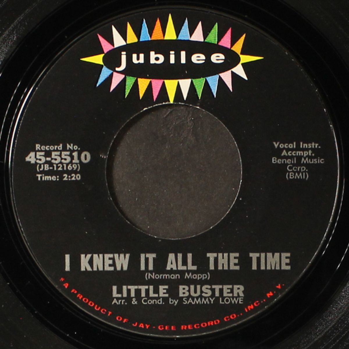 i knew it all the time / t.c.b. by LITTLE BUSTER