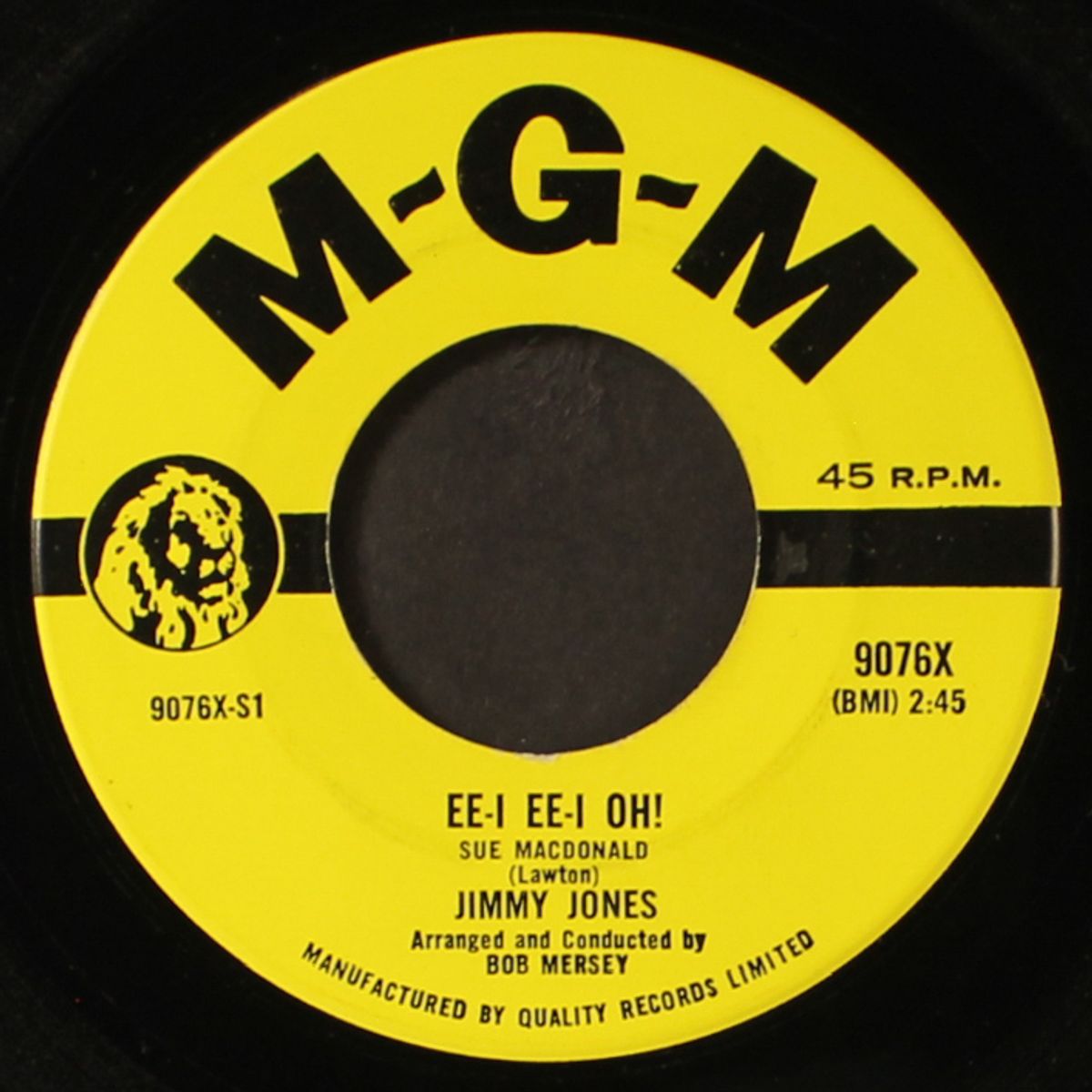 itchin' for love / ee-i ee-i oh! by JIMMY JONES