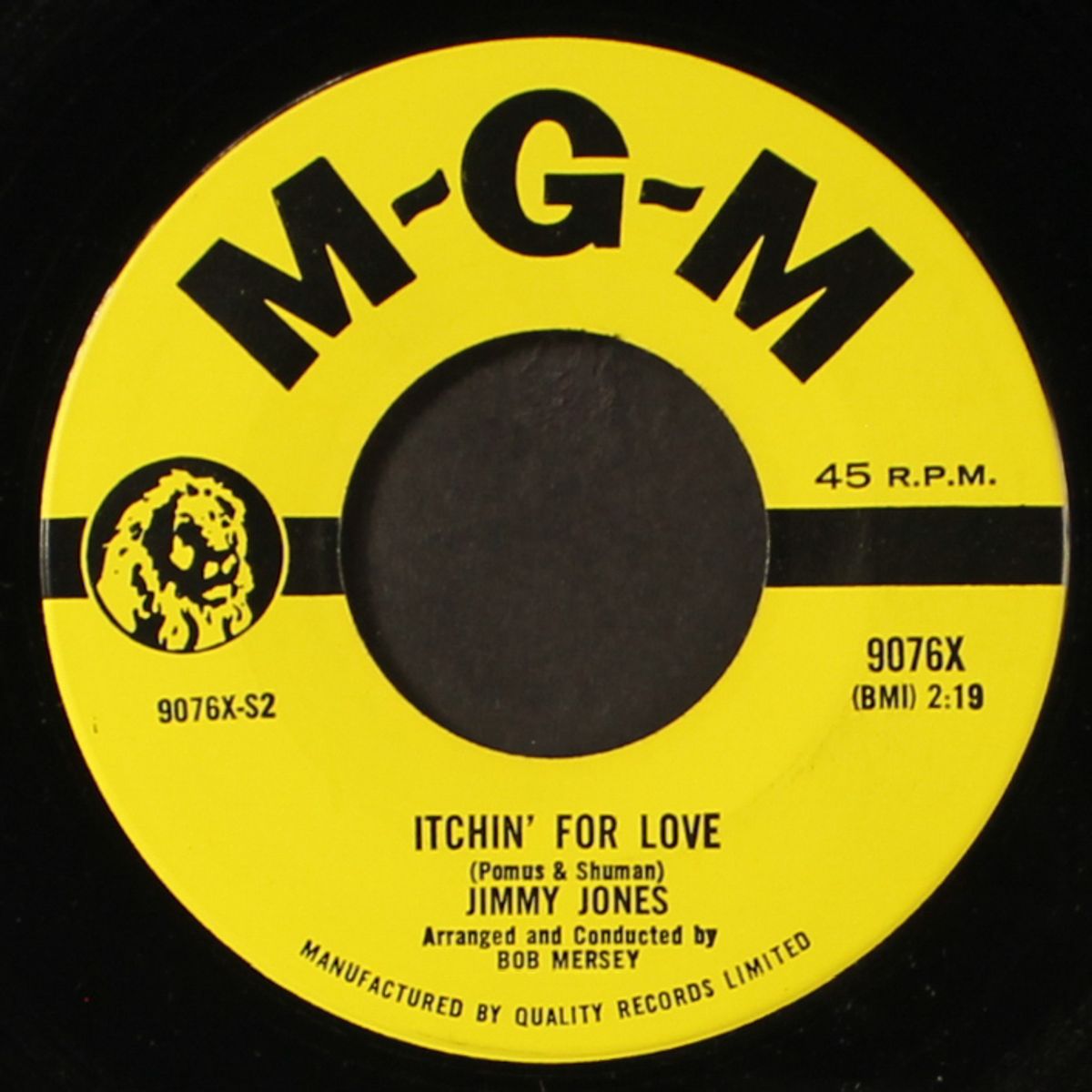 itchin' for love / ee-i ee-i oh! by JIMMY JONES