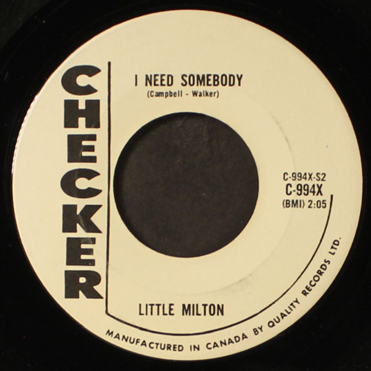 i need somebody / so mean to me by LITTLE MILTON