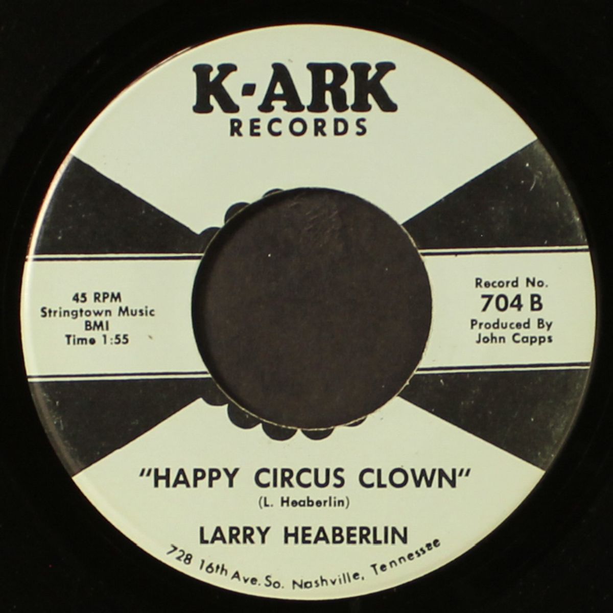 happy circus clown / stay in your own backyard by LARRY HEABERLIN