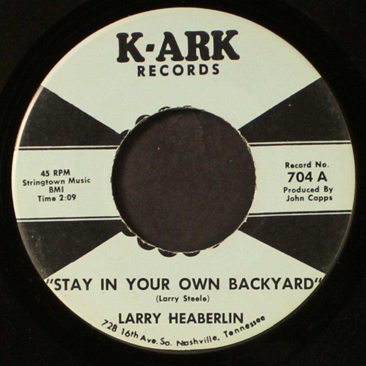 happy circus clown / stay in your own backyard by LARRY HEABERLIN