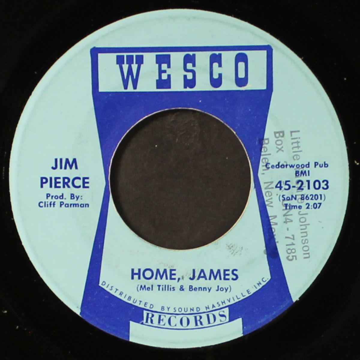 home, james / it's because i love you by JIM PIERCE