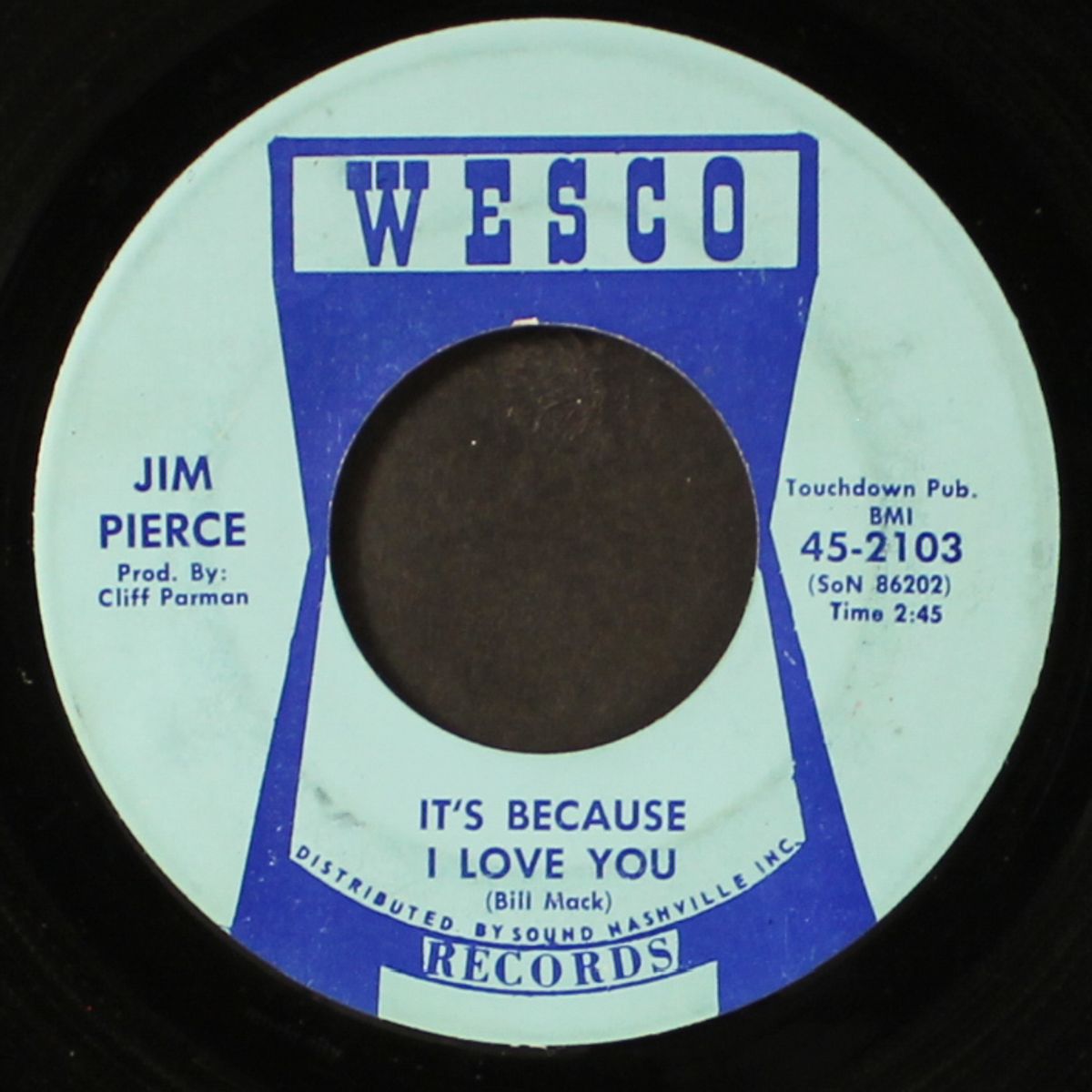 home, james / it's because i love you by JIM PIERCE