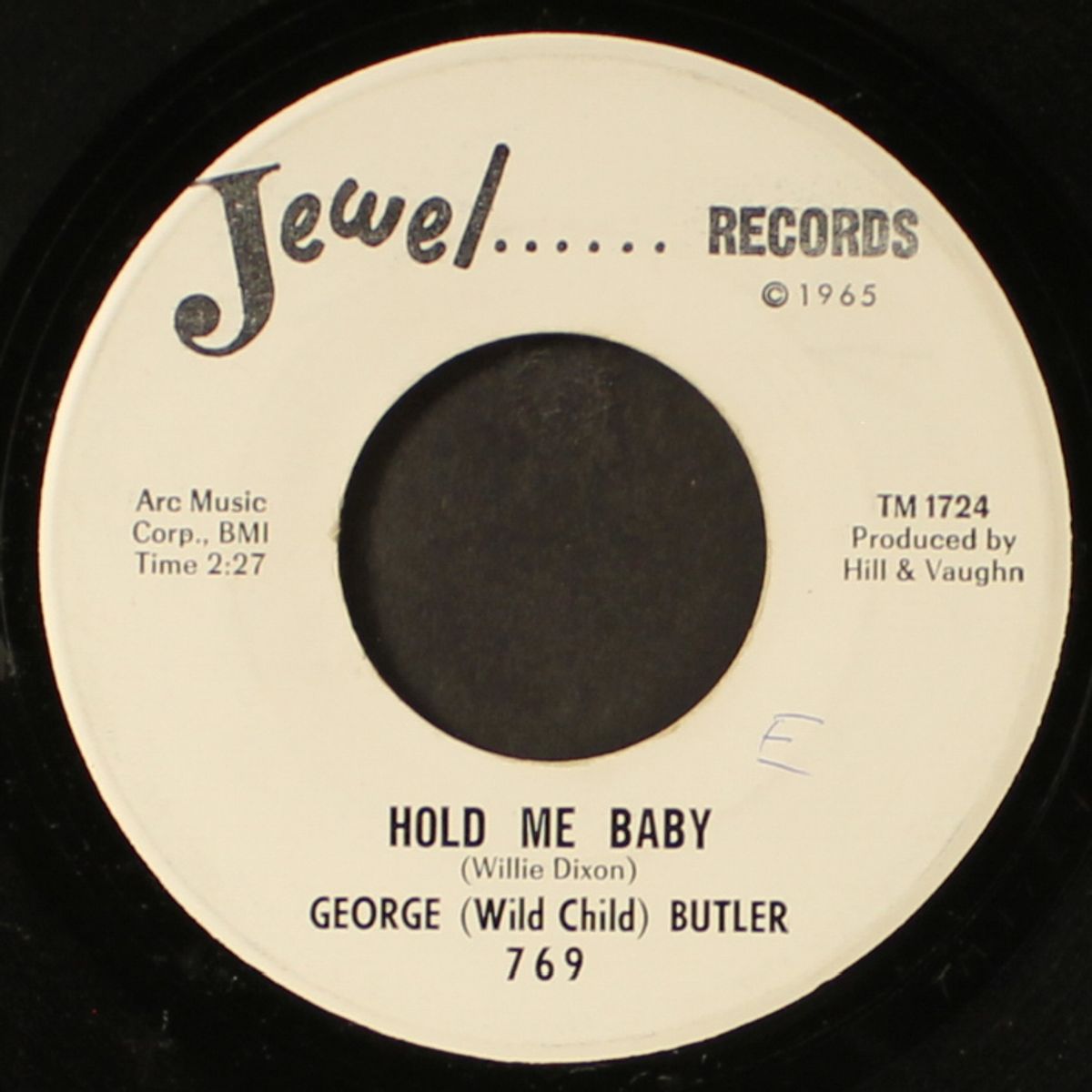 hold me baby / do something baby by GEORGE 'WILD CHILD' BUTLER