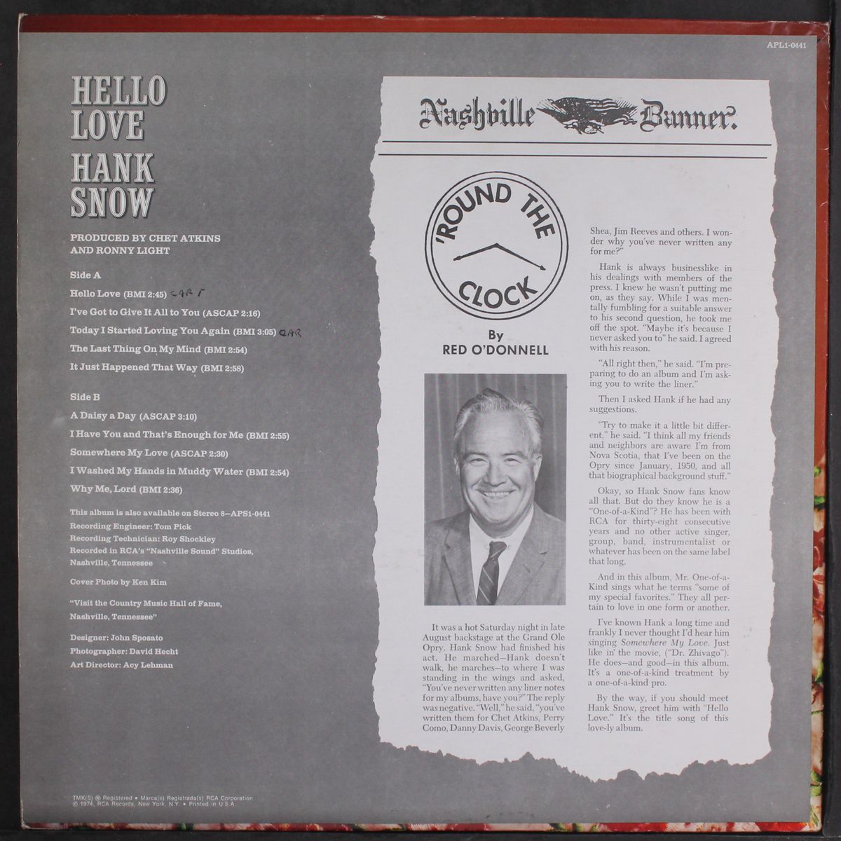 hello love by HANK SNOW
