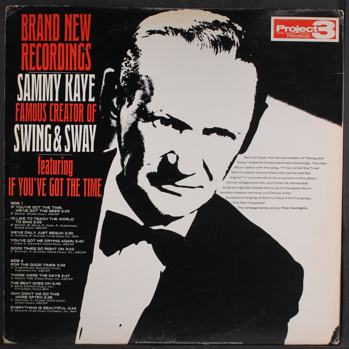 swing & sway by SAMMY KAYE