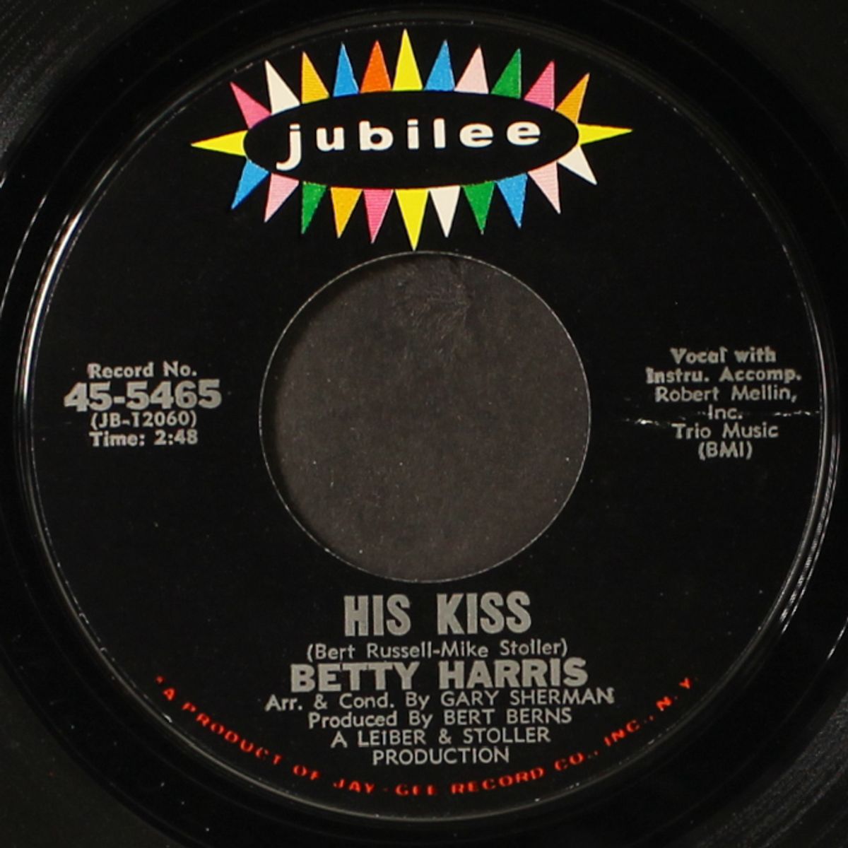 it's dark outside / his kiss by BETTY HARRIS