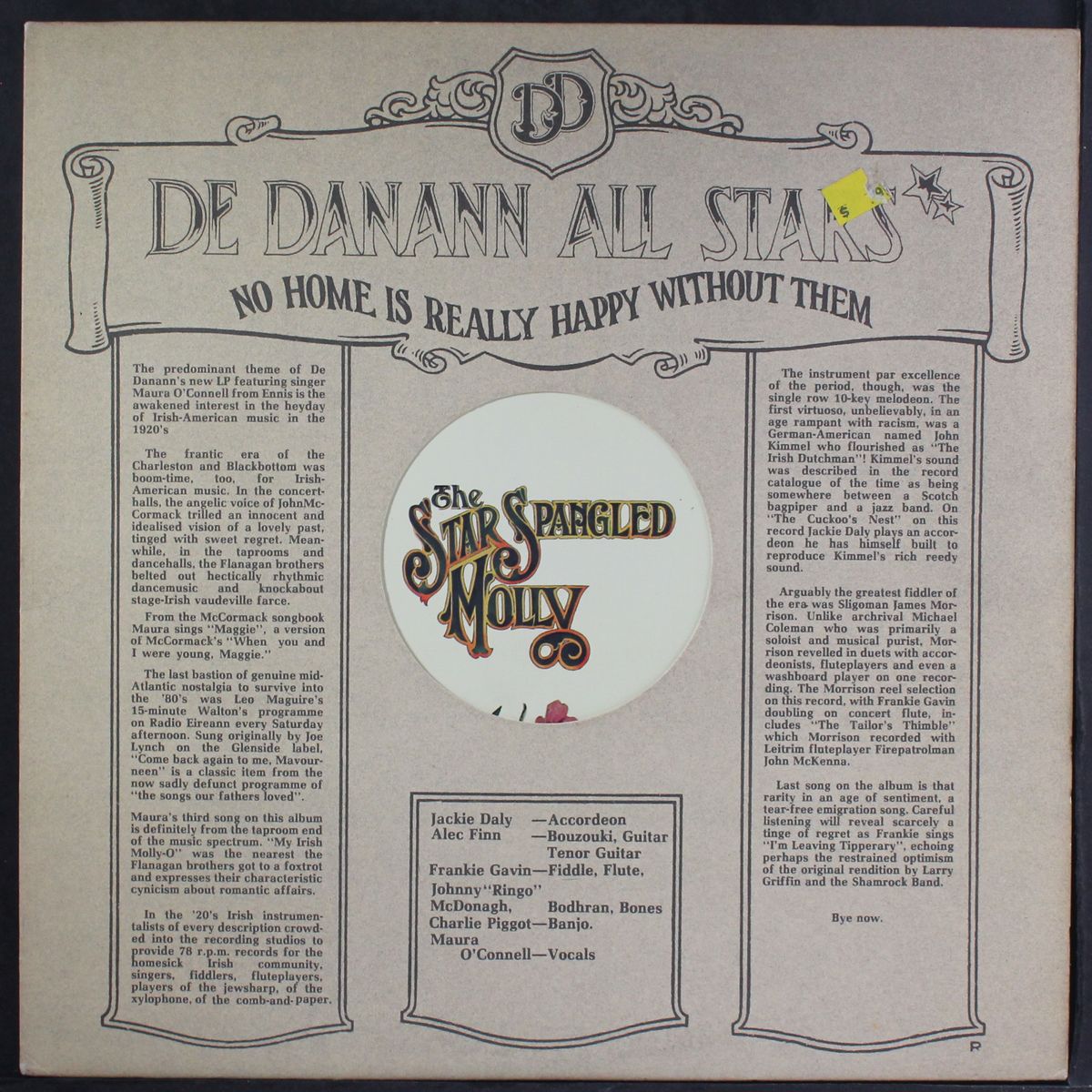 the star spangled molly by DE DANANN