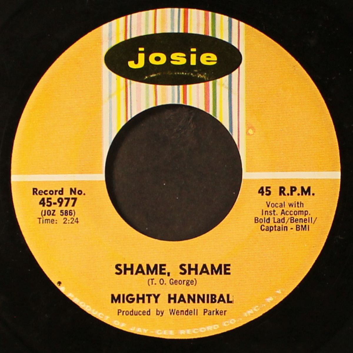 trying to make it thru / shame, shame by MIGHTY HANNIBAL