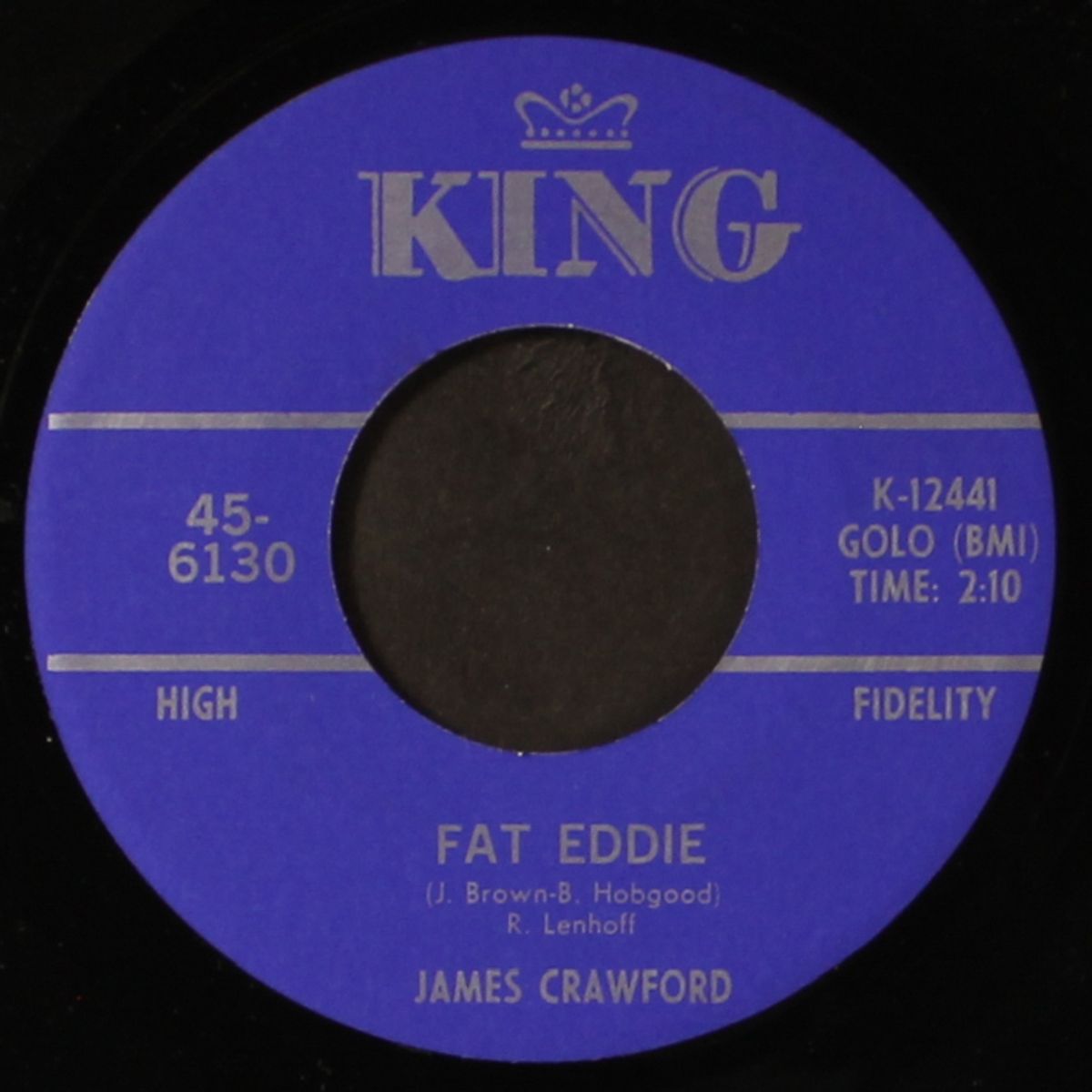 fat eddie / i'll work it out by JAMES CRAWFORD