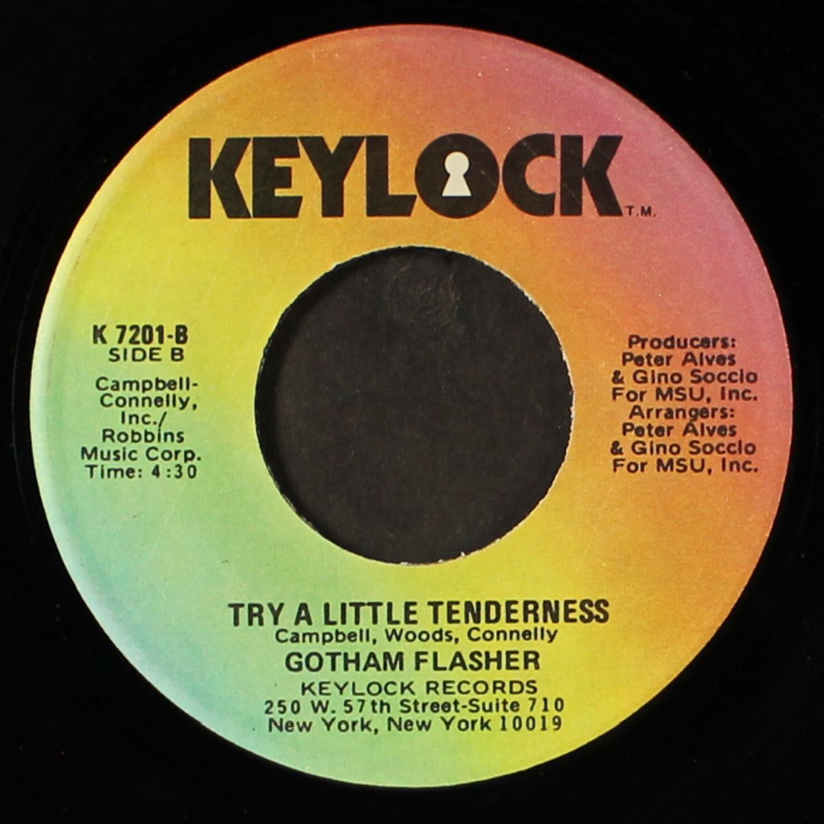 i'm never going to leave you / try a little tenderness by GOTHAM FLASHER