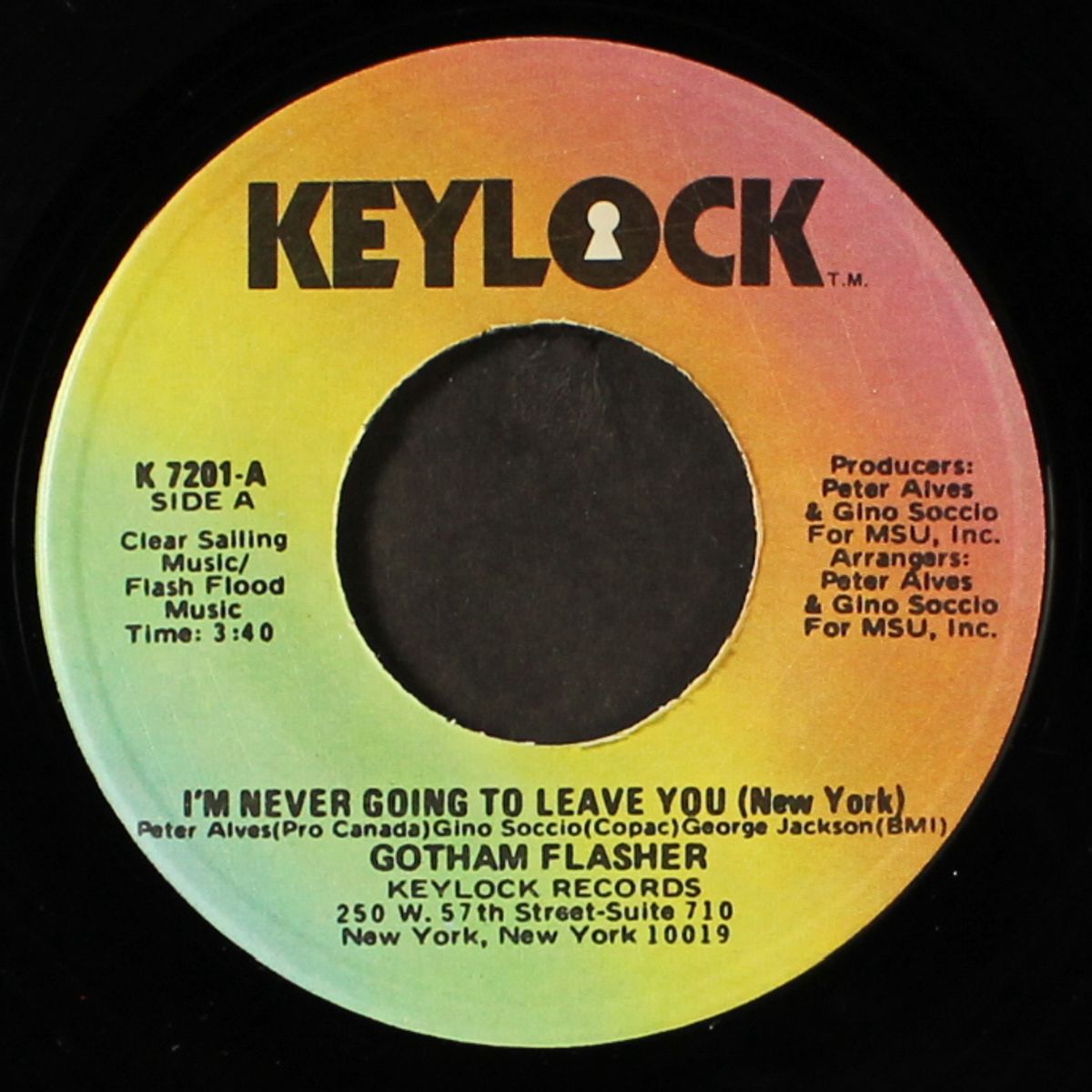 i'm never going to leave you / try a little tenderness by GOTHAM FLASHER