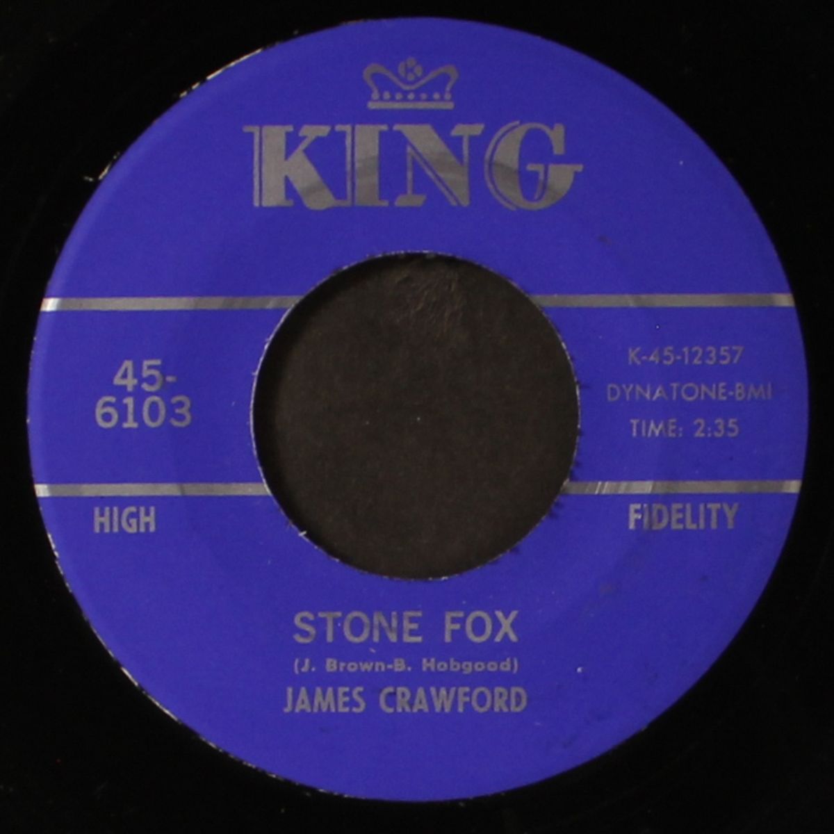 stone fox / hold it by JAMES CRAWFORD