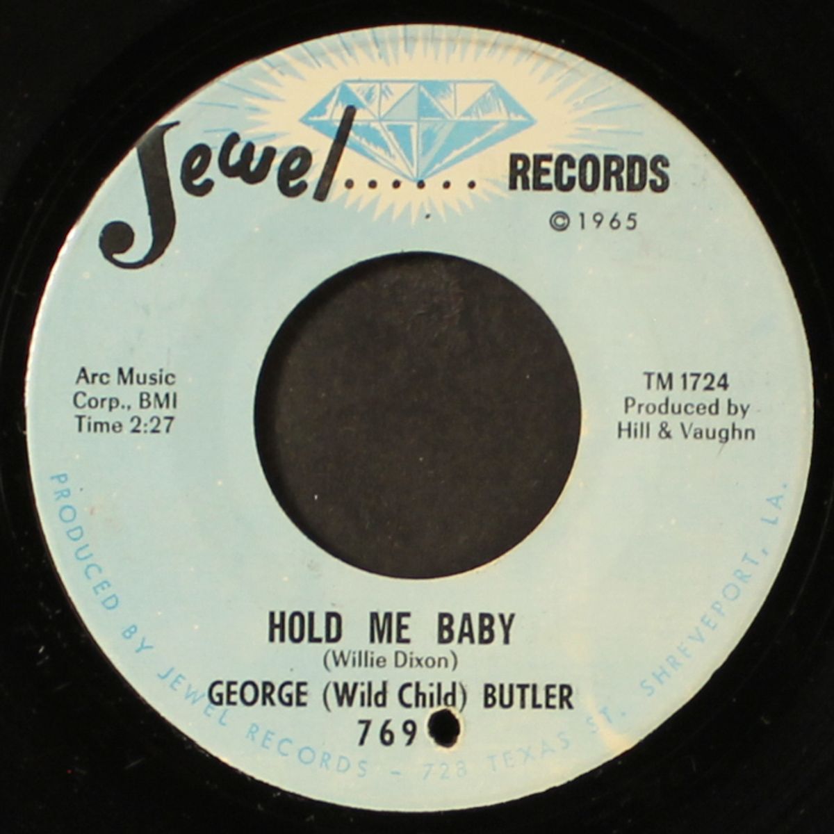 hold me baby / do something baby by GEORGE 'WILD CHILD' BUTLER