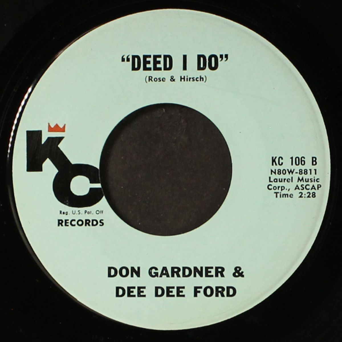 glory of love / deed i do by DON GARDNER & DEE DEE FORD