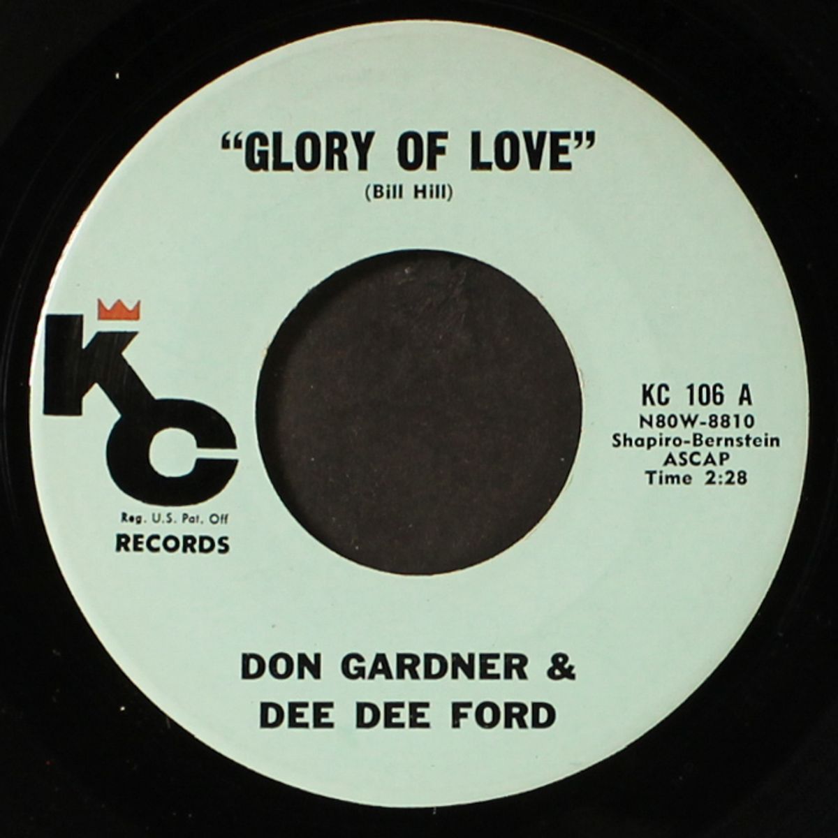 glory of love / deed i do by DON GARDNER & DEE DEE FORD