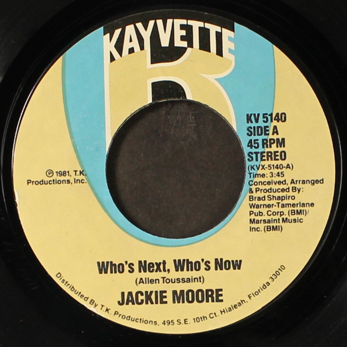 who's next, who's now / singing funky music turns me on by JACKIE MOORE