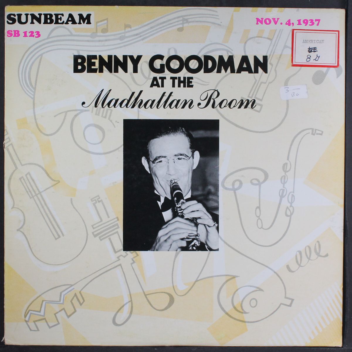 at the madhattan room nov. 4 1937 by BENNY GOODMAN