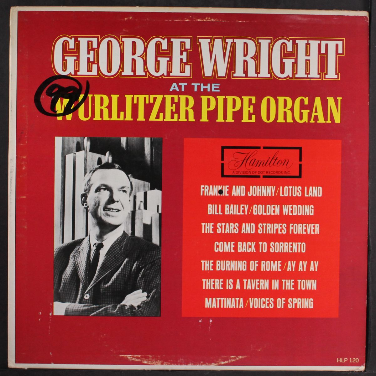 at the wurlitzer pipe organ by GEORGE WRIGHT