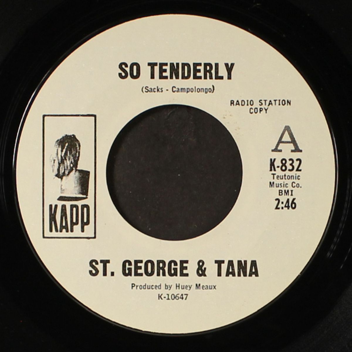 without your heart / so tenderly by ST. GEORGE & TANA