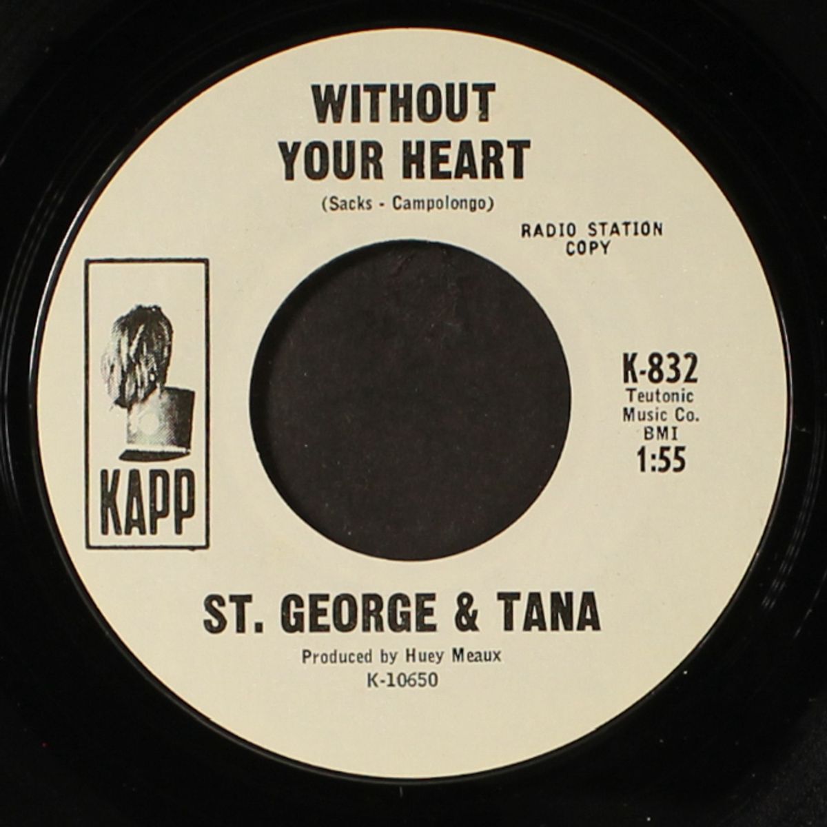 without your heart / so tenderly by ST. GEORGE & TANA