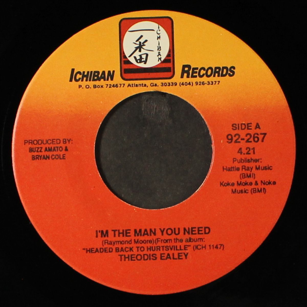 i'm the man you need by THEODIS EALEY