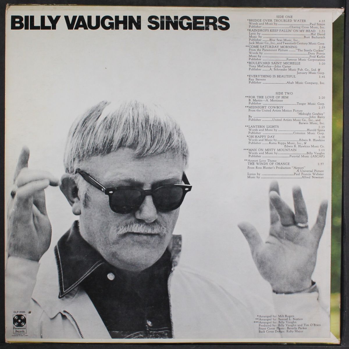 everything is beautiful by BILLY VAUGHN SINGERS