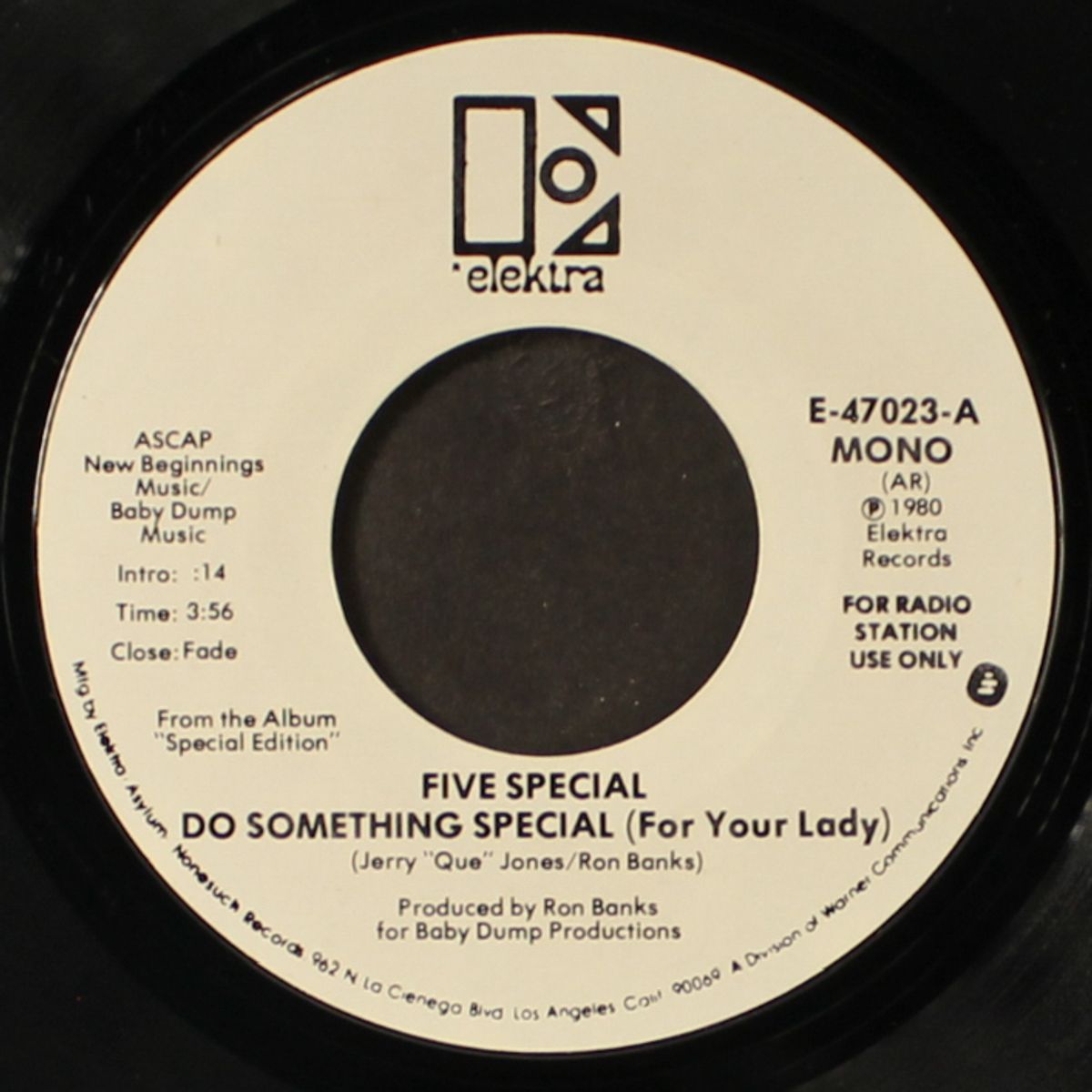 do something special (for your lady) / mono by FIVE SPECIAL