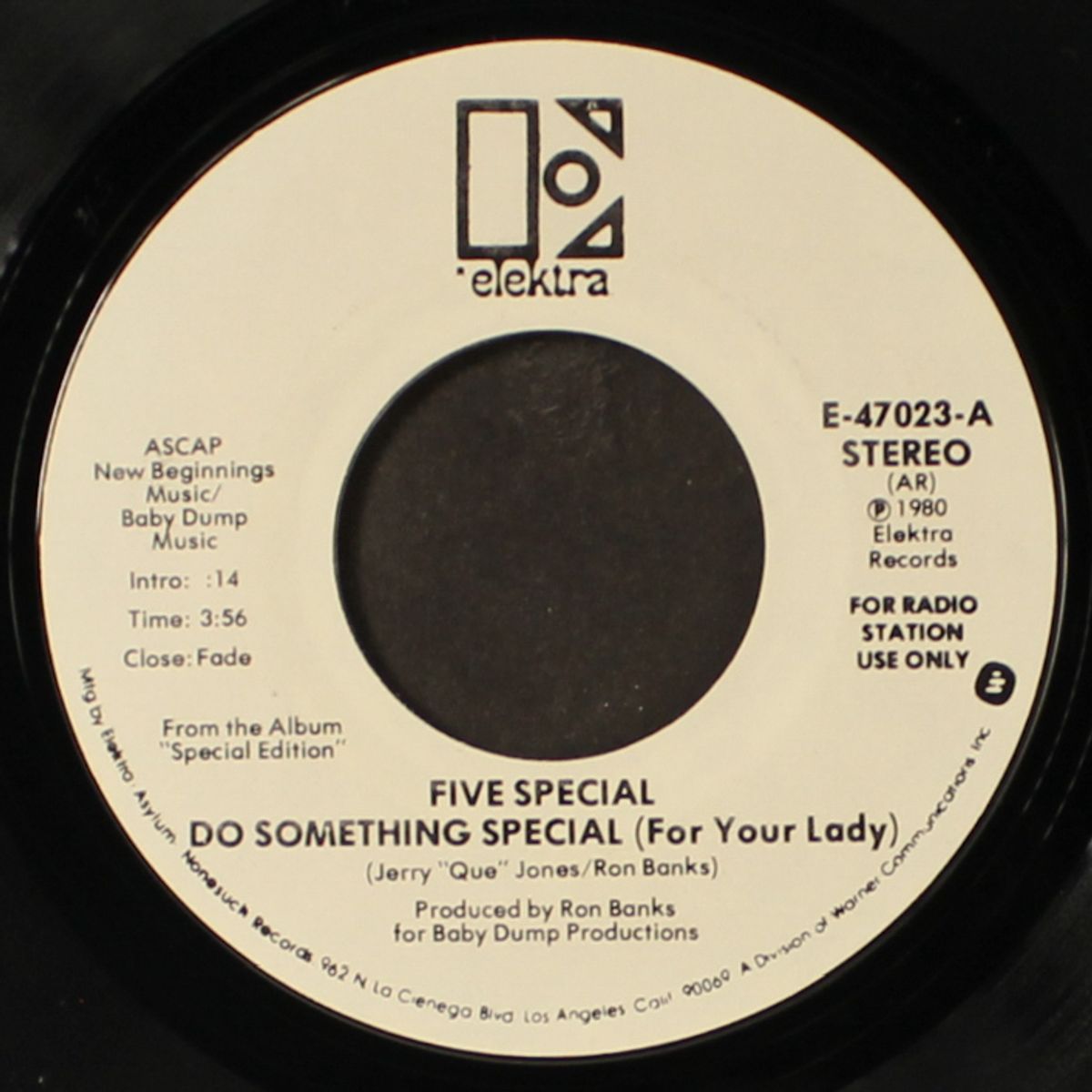 do something special (for your lady) / mono by FIVE SPECIAL