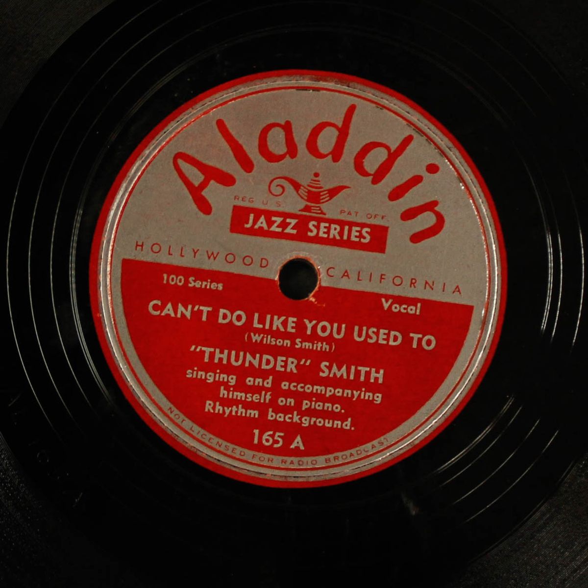 can't do like you used to / west coast blues by THUNDER SMITH
