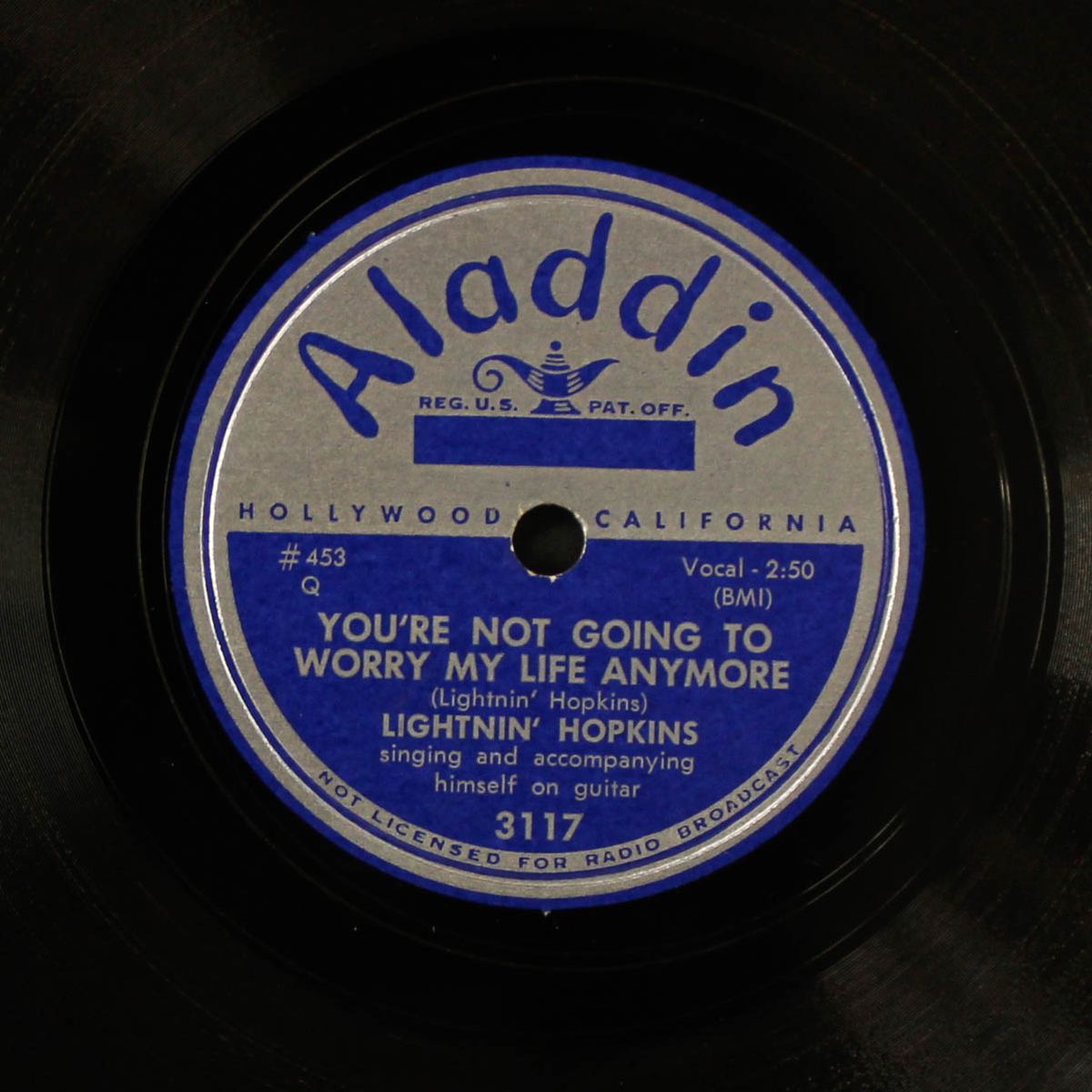 daddy will be home one day / you're not going to worry my life anymore by LIGHTNIN' HOPKINS