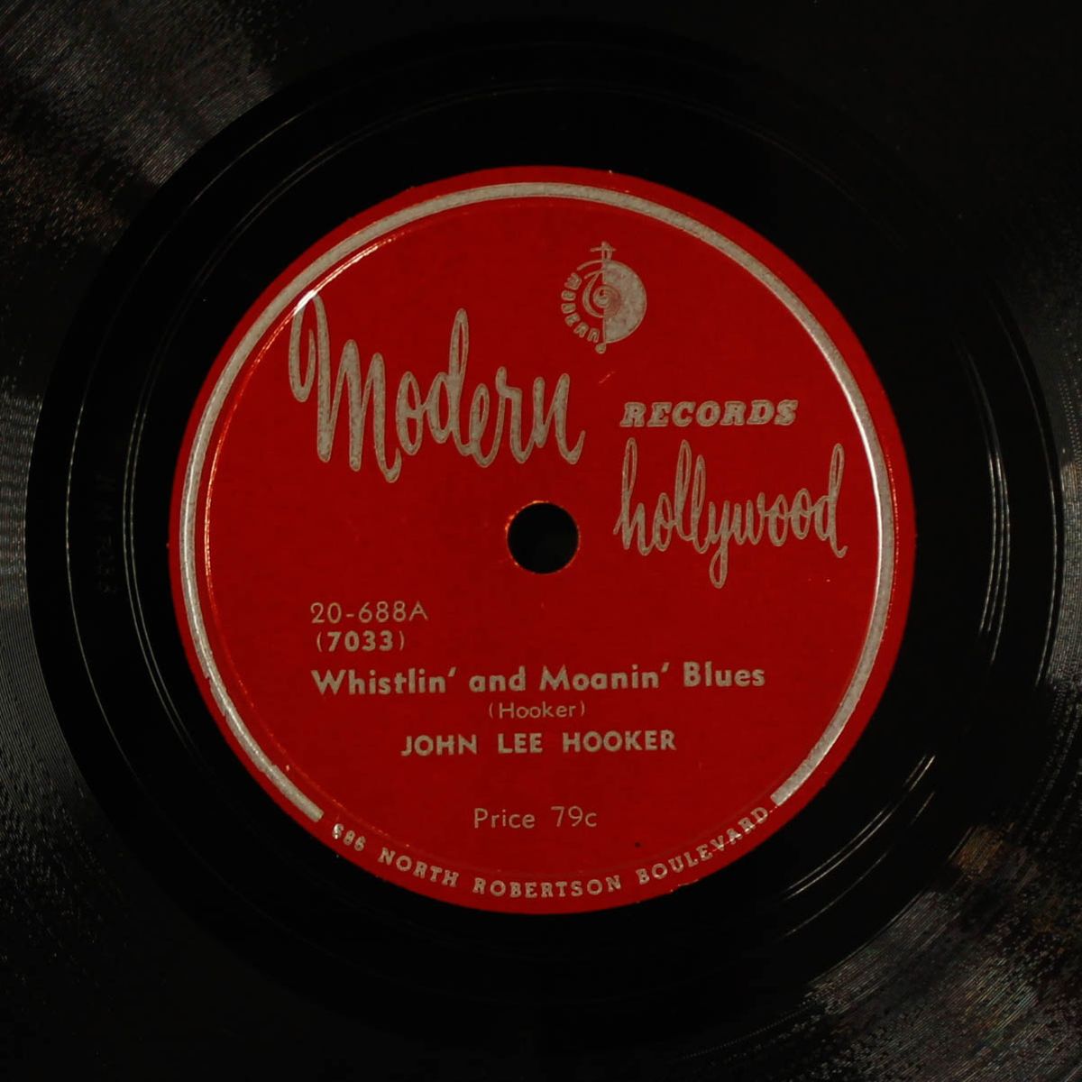 whistlin' and moanin' blues / weeping willow by JOHN LEE HOOKER