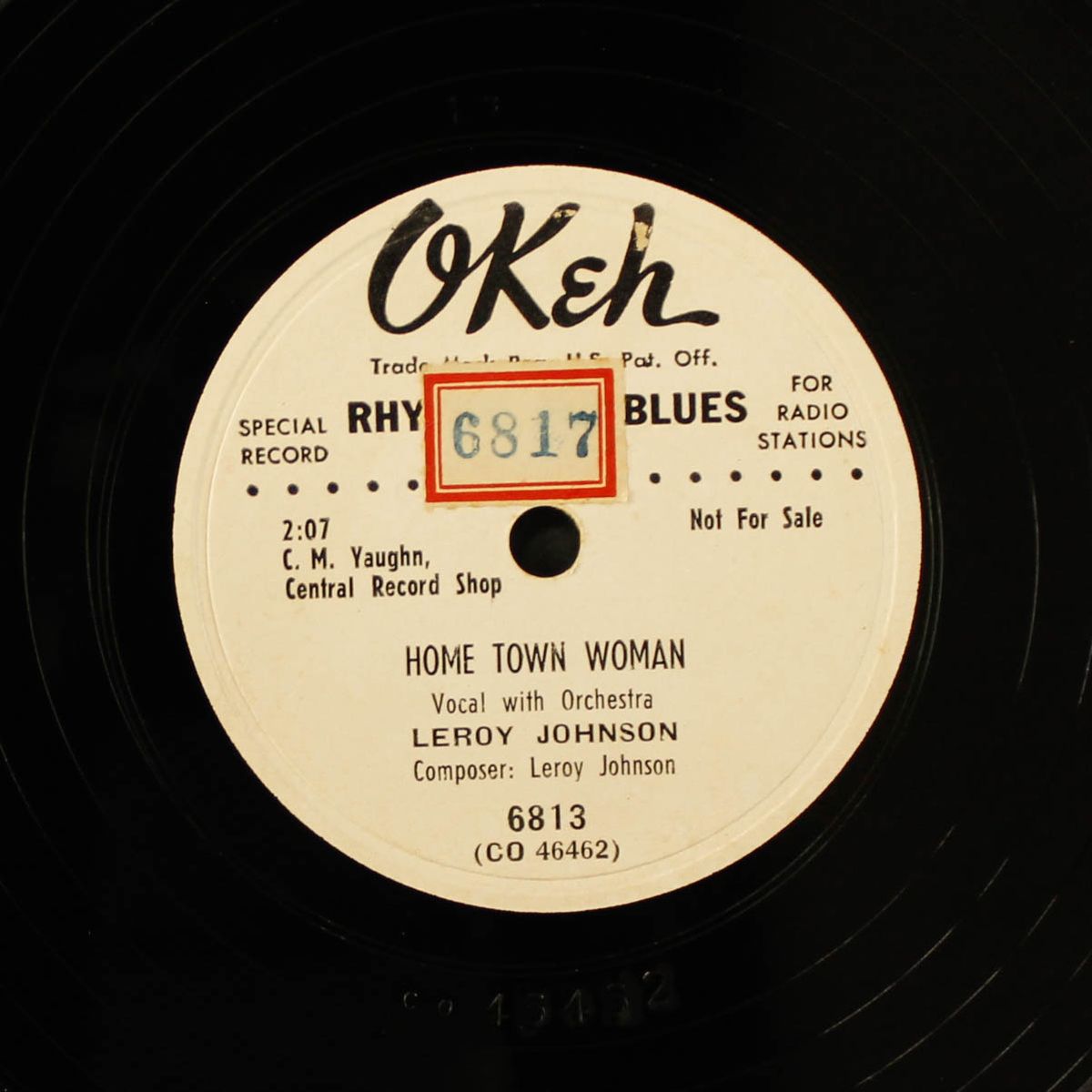 home town woman / unlucky blues by LEROY JOHNSON