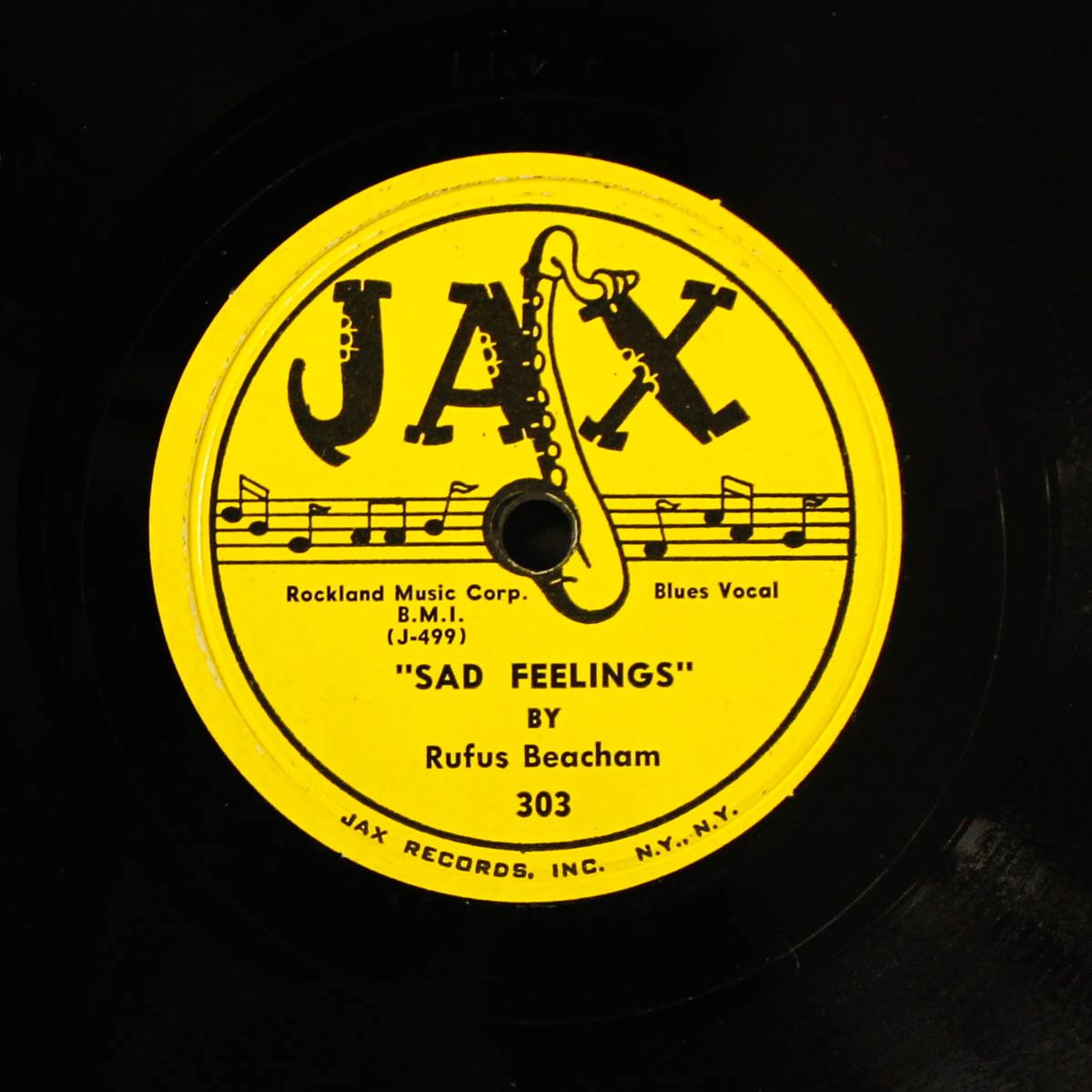 sad feelings / i want you so by RUFUS BEACHAM