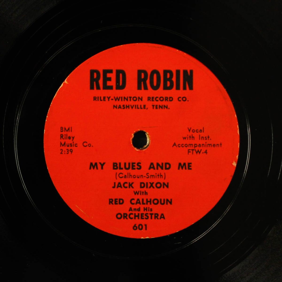 move over baby / my blues and me by RED CALHOUN