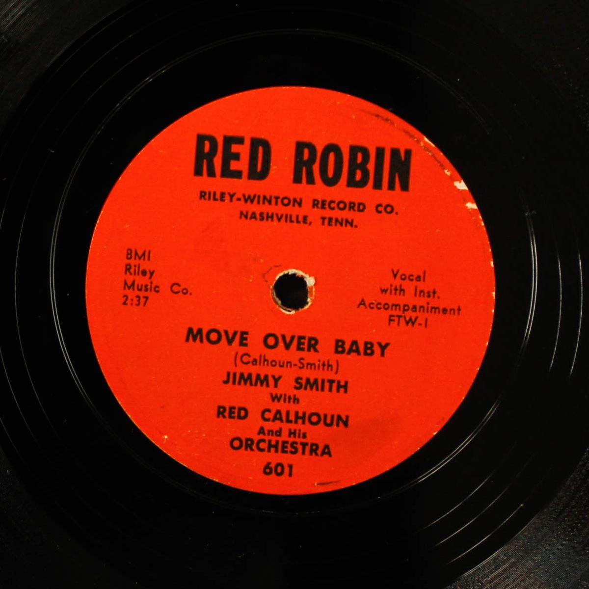 move over baby / my blues and me by RED CALHOUN