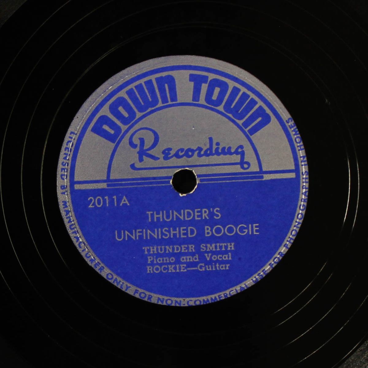 the train is leaving / thunder's unfinished boogie by THUNDER SMITH
