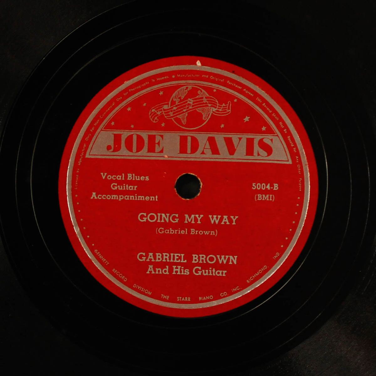 black jack blues / going my way by GABRIEL BROWN