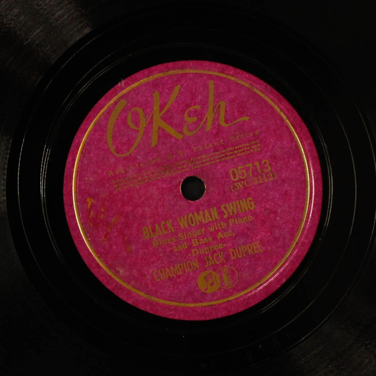 cabbage greens no. 1 / black woman swing by CHAMPION JACK DUPREE