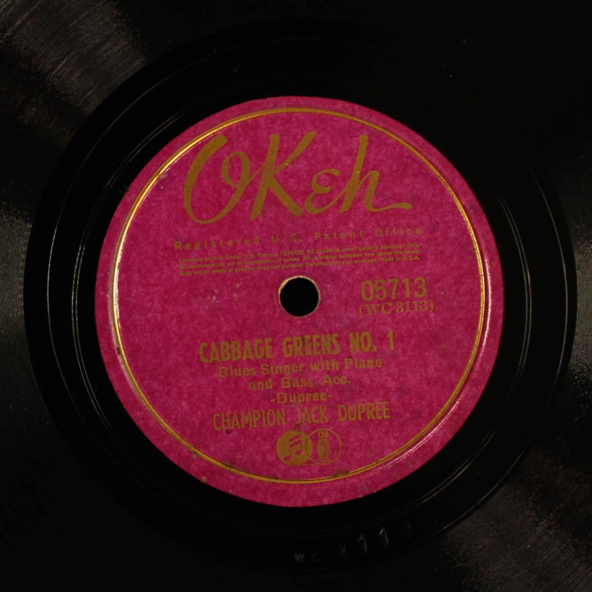 cabbage greens no. 1 / black woman swing by CHAMPION JACK DUPREE