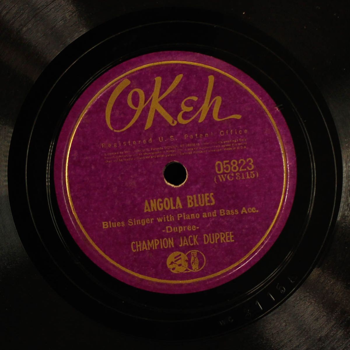angola blues / cabbage greens no. 2 by CHAMPION JACK DUPREE
