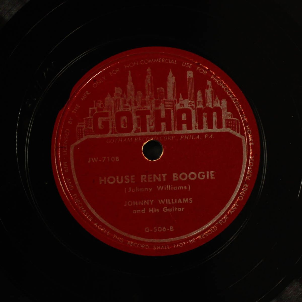 wandering blues / house rent boogie by JOHNNY WILLIAMS