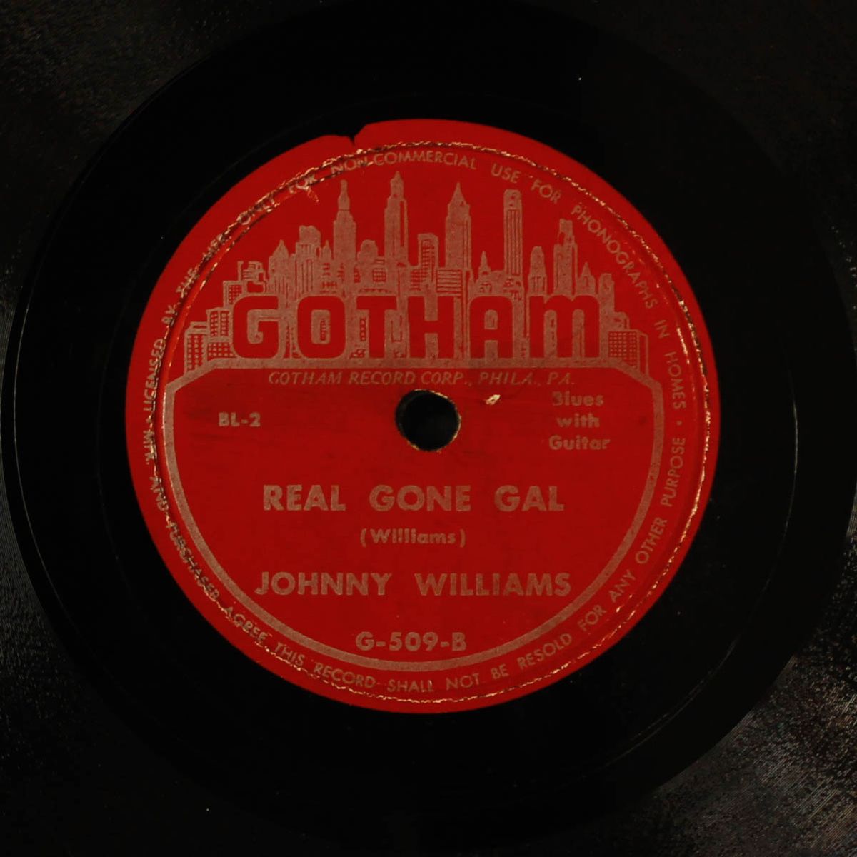 questionnaire blues / real gone gal by JOHNNY WILLIAMS