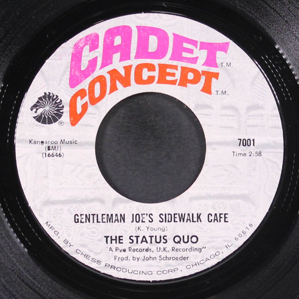pictures of matchstick men / gentlemen joe's sidewalk cafe by STATUS QUO