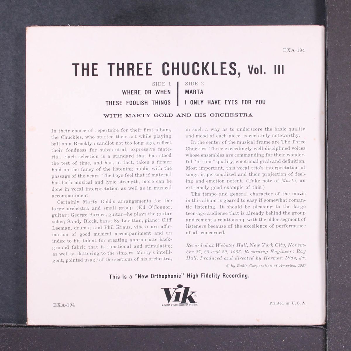 vol. 3 by THREE CHUCKLES