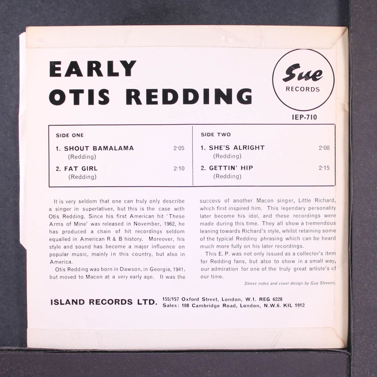 early otis redding by OTIS REDDING